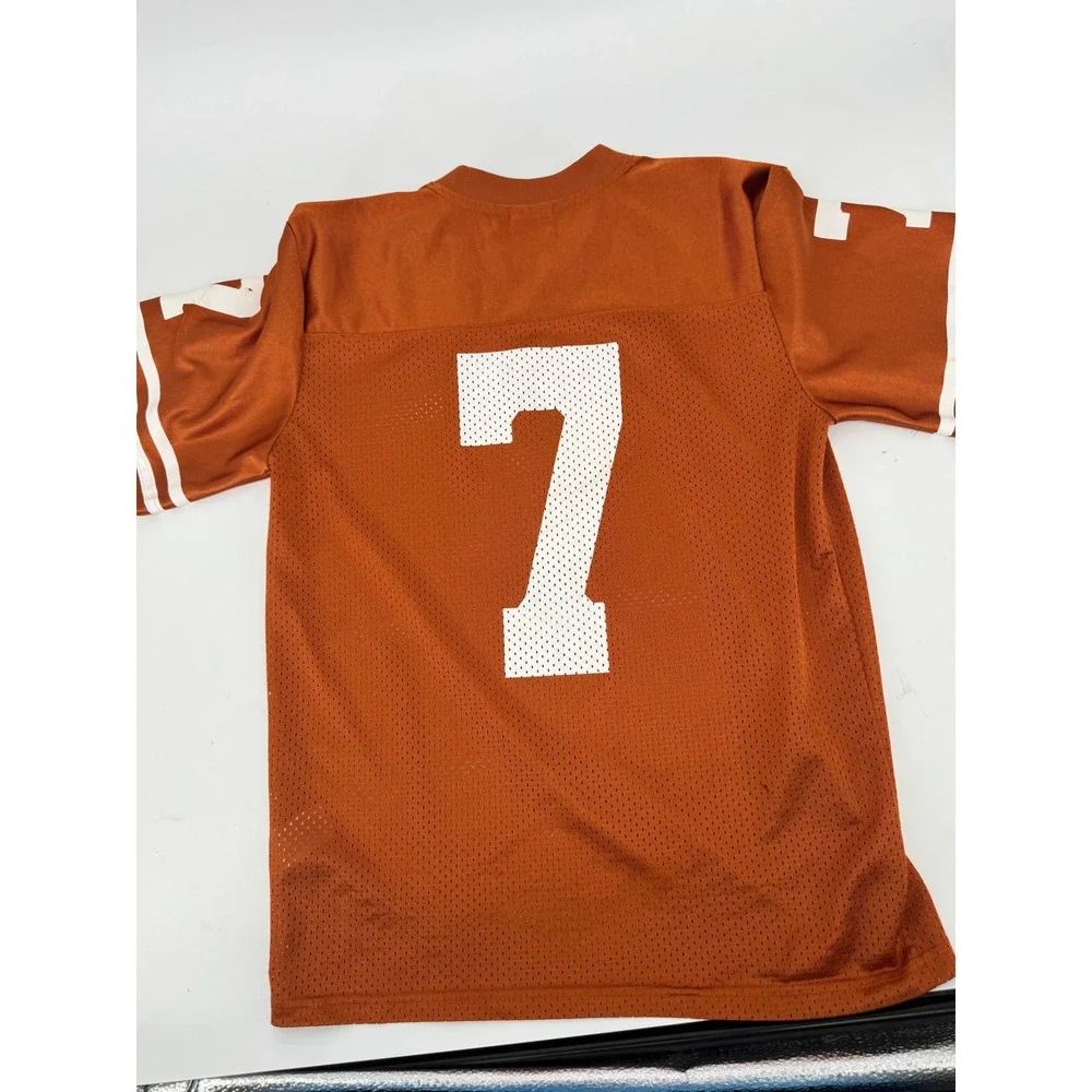 Nike Texas Longhorns Football Jersey Womens Small Youth M Orange #7 Mesh‎